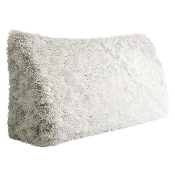Headboard Pillow Large Wedge Reading Pillow Plush White