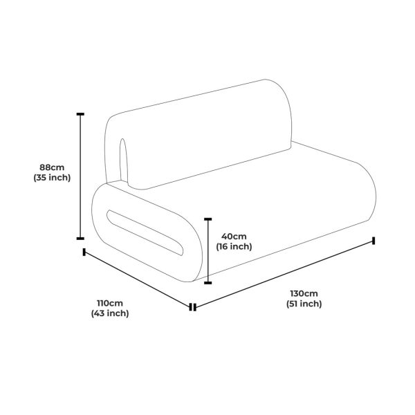 Convertible Floor Sofa with Removable Back Support - Image 22