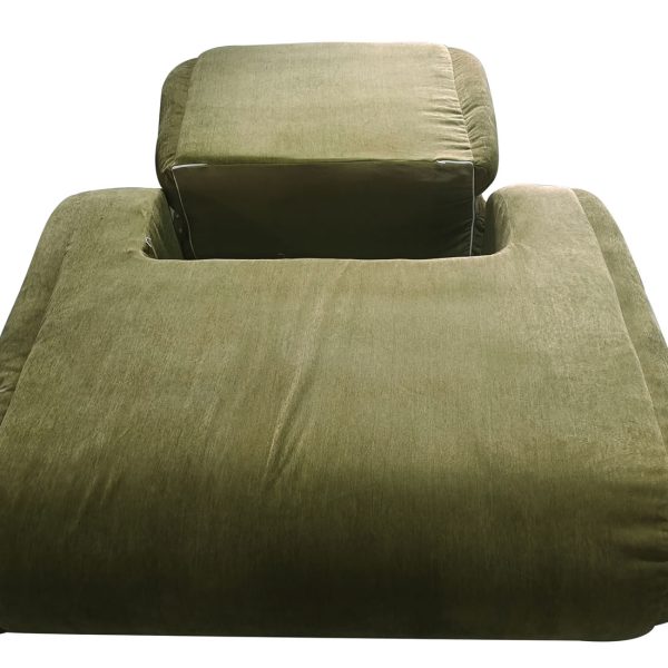 Convertible Floor Sofa with Removable Back Support - Image 16