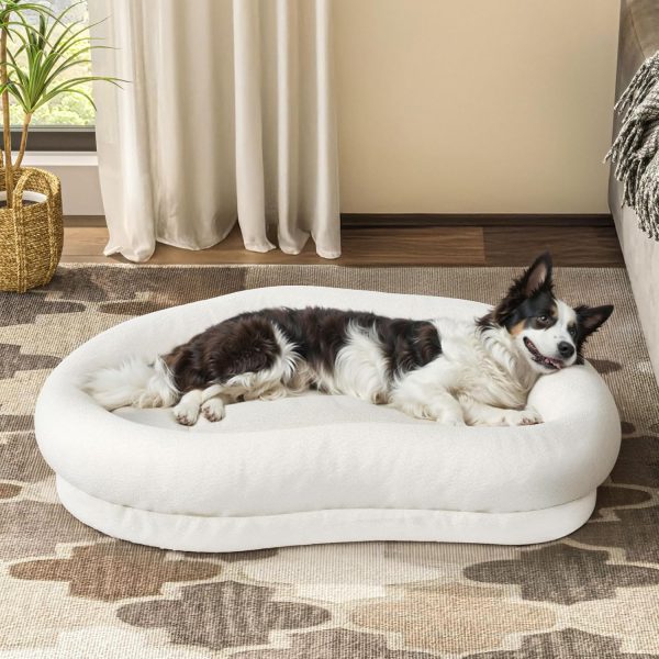 Cloud Shaped Dog & Cat Bed with Removable Cover, Easy Clean - Image 2