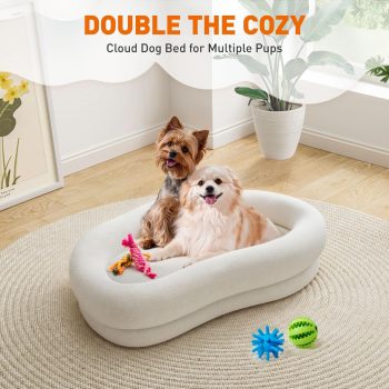 cloud shaped dog cat bed 03