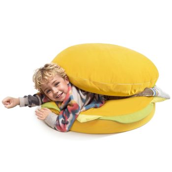 Hamburger Floor Sofa - Funny Plush Couch for Home Decor