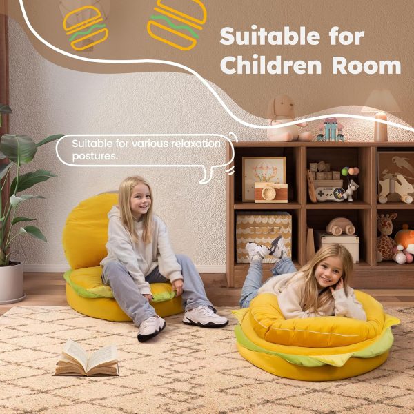 Hamburger Floor Sofa - Funny Plush Couch for Home Decor - Image 5