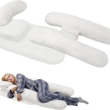 side sleeper pillow with arm hole 08