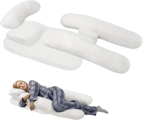 Side Sleeper Pillow With Arm Hole & Foam Wedge for Neck and Shoulder Pain - Image 8
