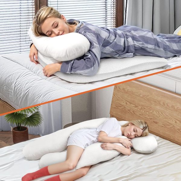 Side Sleeper Pillow With Arm Hole & Foam Wedge for Neck and Shoulder Pain - Image 13