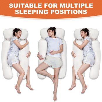 side sleeper pillow with arm hole 14