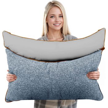 Stylish Bedroom Wedge Pillow with Ergonomic Neck Rest