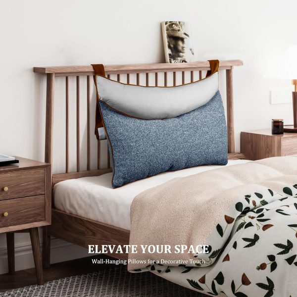 Stylish Bedroom Wedge Pillow with Ergonomic Neck Rest - Image 3