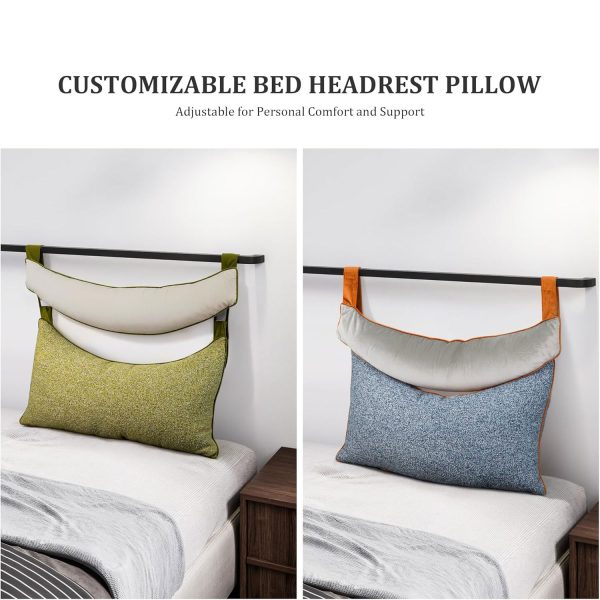 Stylish Bedroom Wedge Pillow with Ergonomic Neck Rest - Image 4