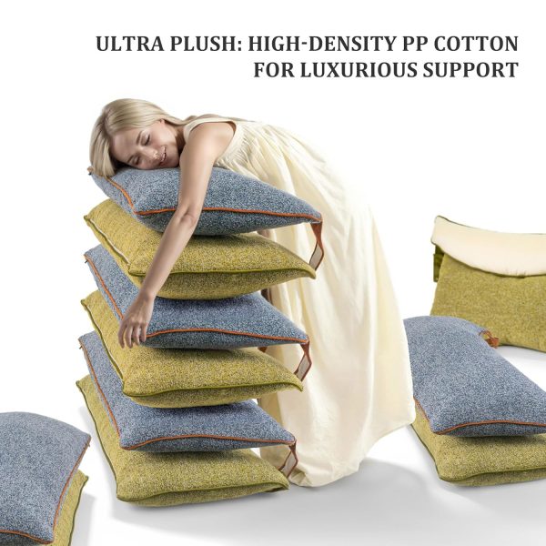 Stylish Bedroom Wedge Pillow with Ergonomic Neck Rest - Image 6