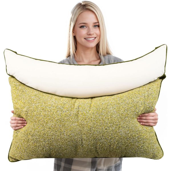 Stylish Bedroom Wedge Pillow with Ergonomic Neck Rest - Image 8