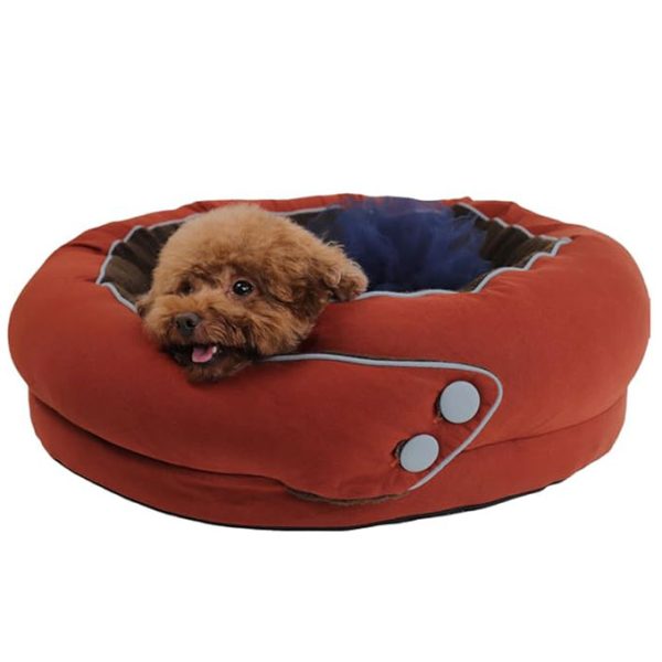 Calming Dog Bed with Removable Cushion, Indoor Round Kennel - Image 10