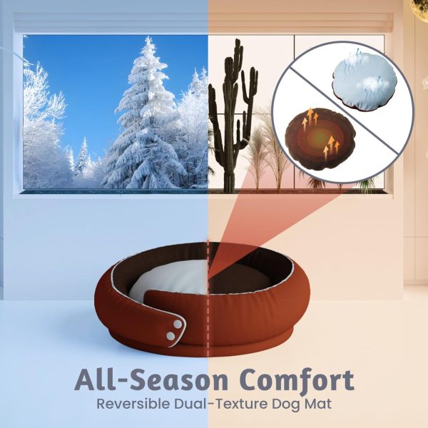 Calming Dog Bed with Removable Cushion, Indoor Round Kennel - Image 5