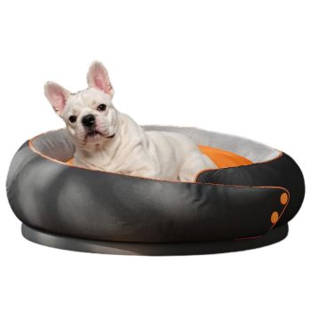calming dog bed round kennel 09