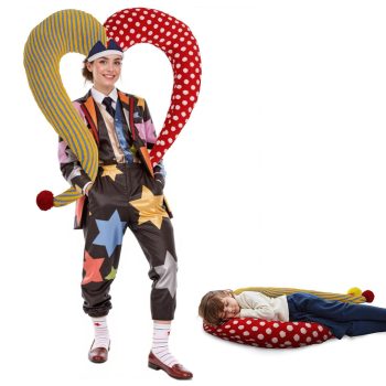 Comfortable Clown Pillow - Multi-Functional Sofa/Bed Support