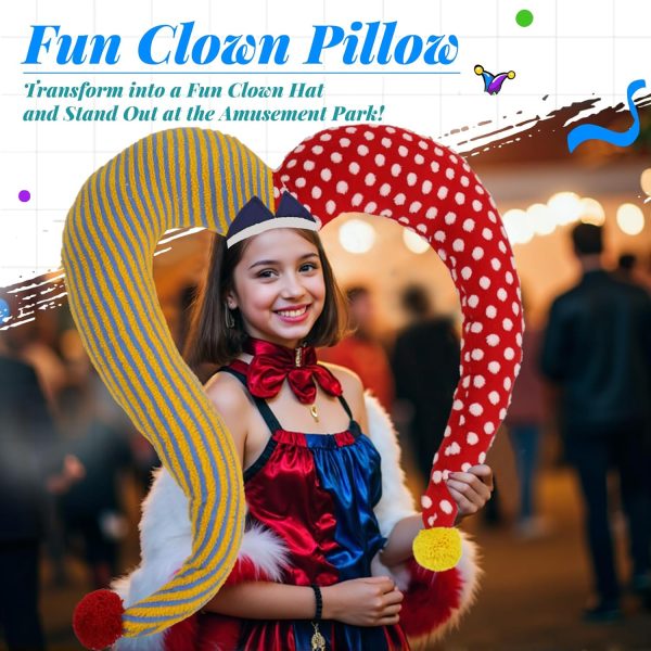 Comfortable Clown Pillow - Multi-Functional Sofa/Bed Support - Image 7
