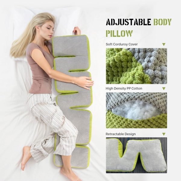Adjustable Cute Animal Body Pillow & Headboard Pillow - Image 2