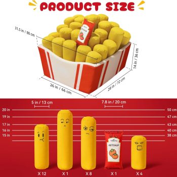 fries inspired bean bag couch chair 02
