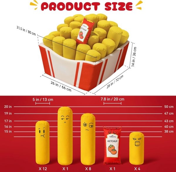 Fries Inspired Bean Bag Couch Chair, Comfort for Everyone - Image 2