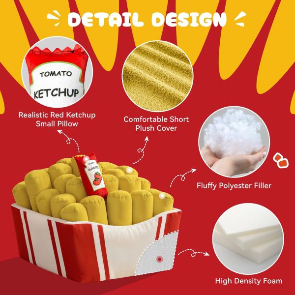 Fries Inspired Bean Bag Couch Chair, Comfort for Everyone - Image 7