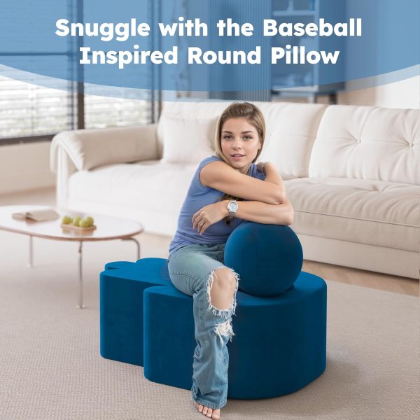Funky Hand Shaped Chair with Round Pillow for Bedroom & Gaming - Image 6
