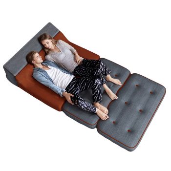 Folding Couch Bed 3-in-1 Sleeper Sofa Convertible Futon