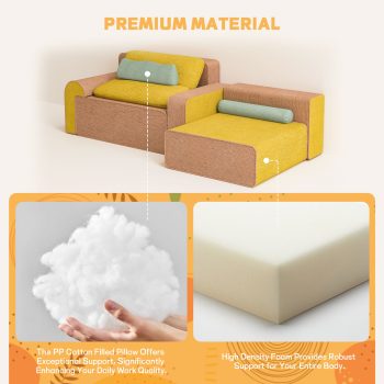 floor couch set ottoman bolster 07