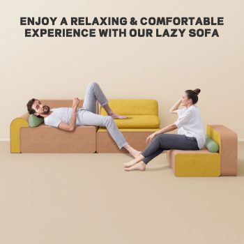 floor couch set ottoman bolster 09