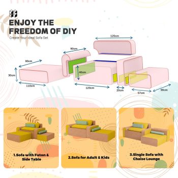 floor couch set ottoman bolster 15