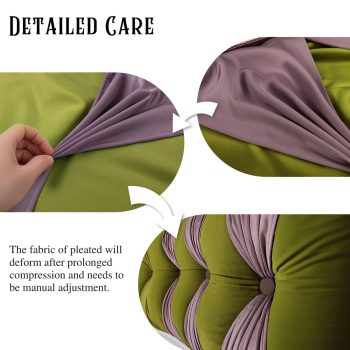 headboard backrest pillow green 06