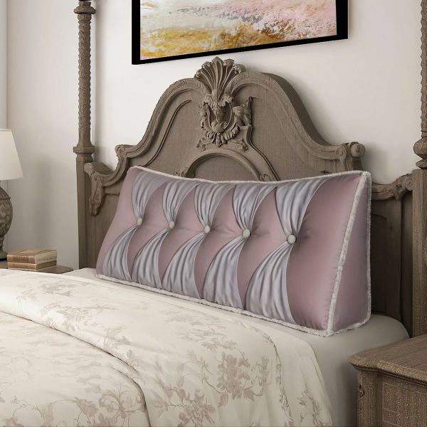 Back Support Reading Pillow for Bed Headboard Cushion - Image 2