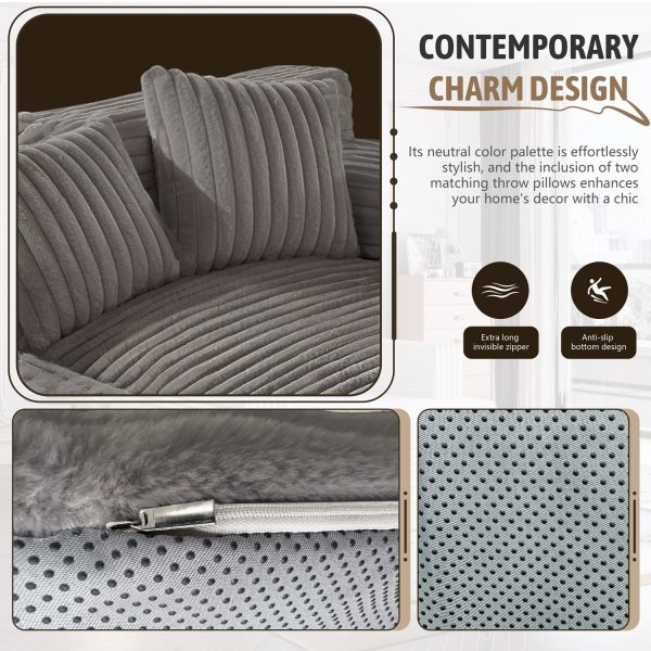 Comfortable Oversized Sofa Bed Sleeper Chaise Lounge Chair - Image 11