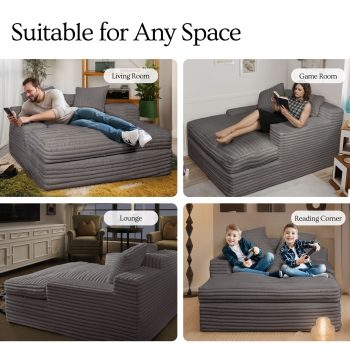 comfortable oversized sofa bed 05