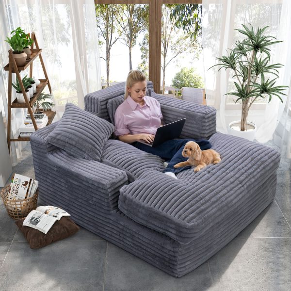 Comfortable Oversized Sofa Bed Sleeper Chaise Lounge Chair - Image 5
