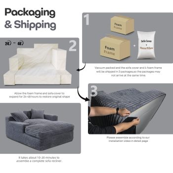 comfortable oversized sofa bed 09