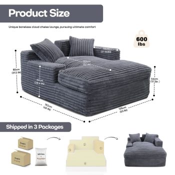 comfortable oversized sofa bed 10