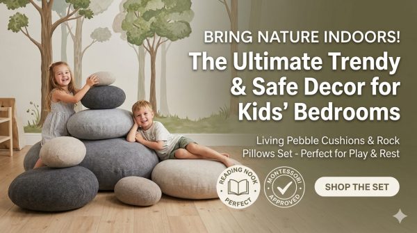 pebble cushions safe decor for kids bedrooms blog