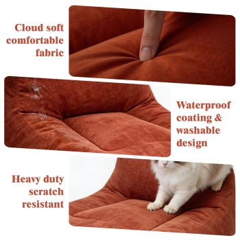 Deep Lounge Bean Bag Sofa, Ultra-Soft Plush Chair for Gaming Room & Bedroom - Image 5