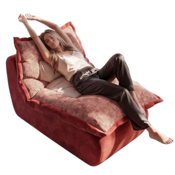 Comfy Boneless Chaise Lounge Chair for Living Room