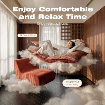 Comfy Boneless Chaise Lounge Chair for Living Room - Image 7