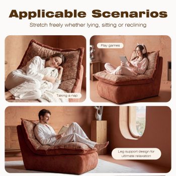 Comfy Boneless Chaise Lounge Chair for Living Room - Image 11