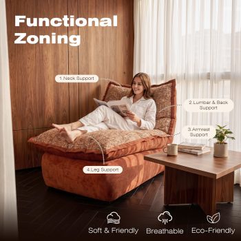 Comfy Boneless Chaise Lounge Chair for Living Room - Image 12