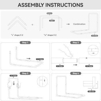 Metal Floor Sofa Support Frame, Freestanding Backrest for Floor Seating - Image 7